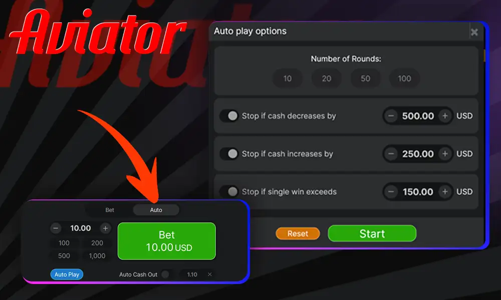 Configurando Autoplay Aviator